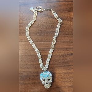 Betsey Johnson Skull Necklace